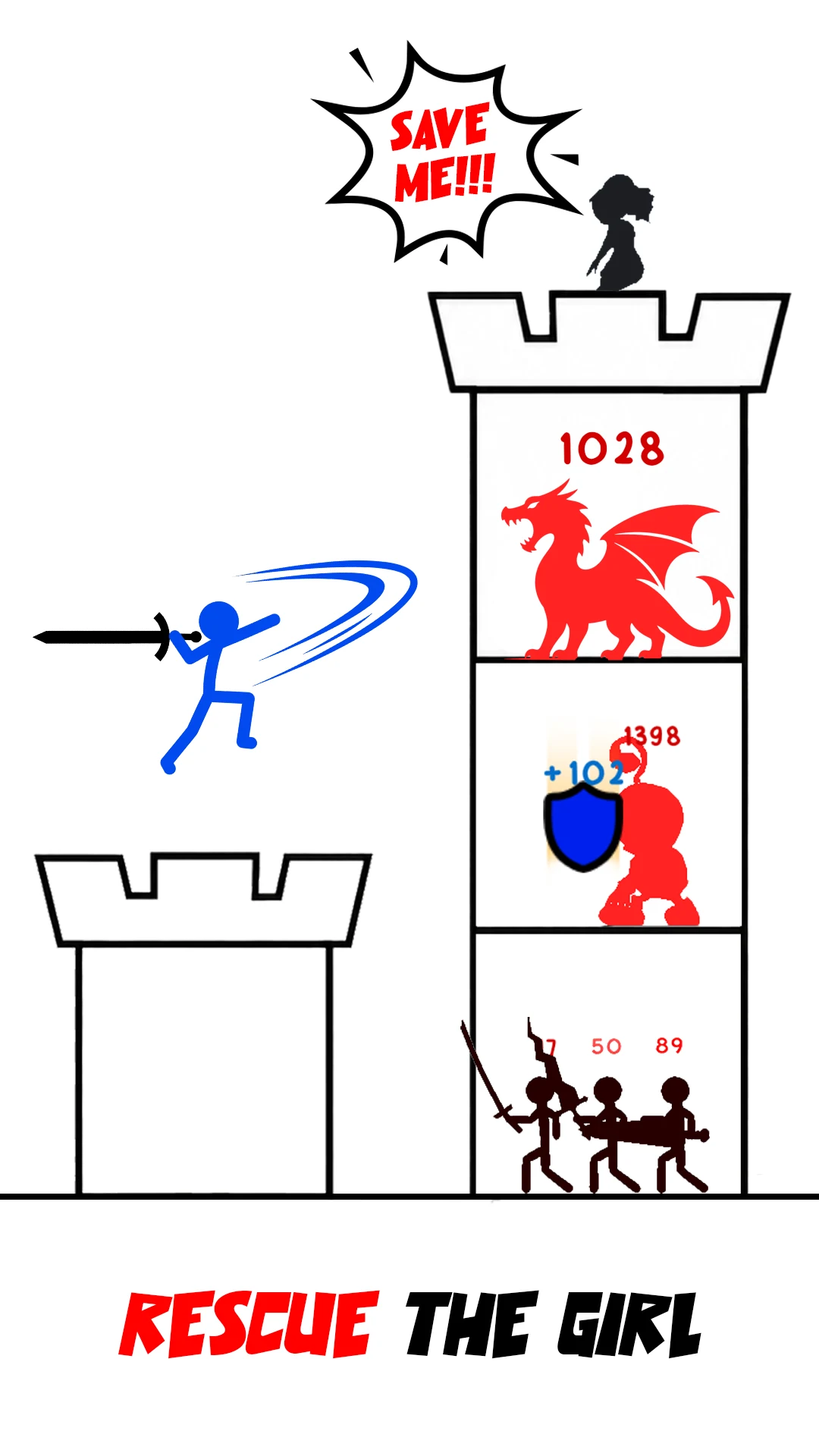 Stick Hero Battle: Tower Wars screenshot